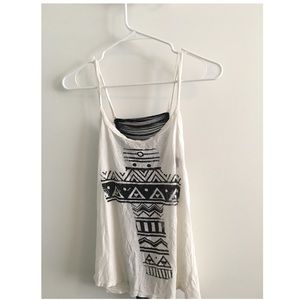 White cross tank